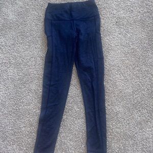 Women’s Aerie Navy Blue pocketed althletic leggings Size medium